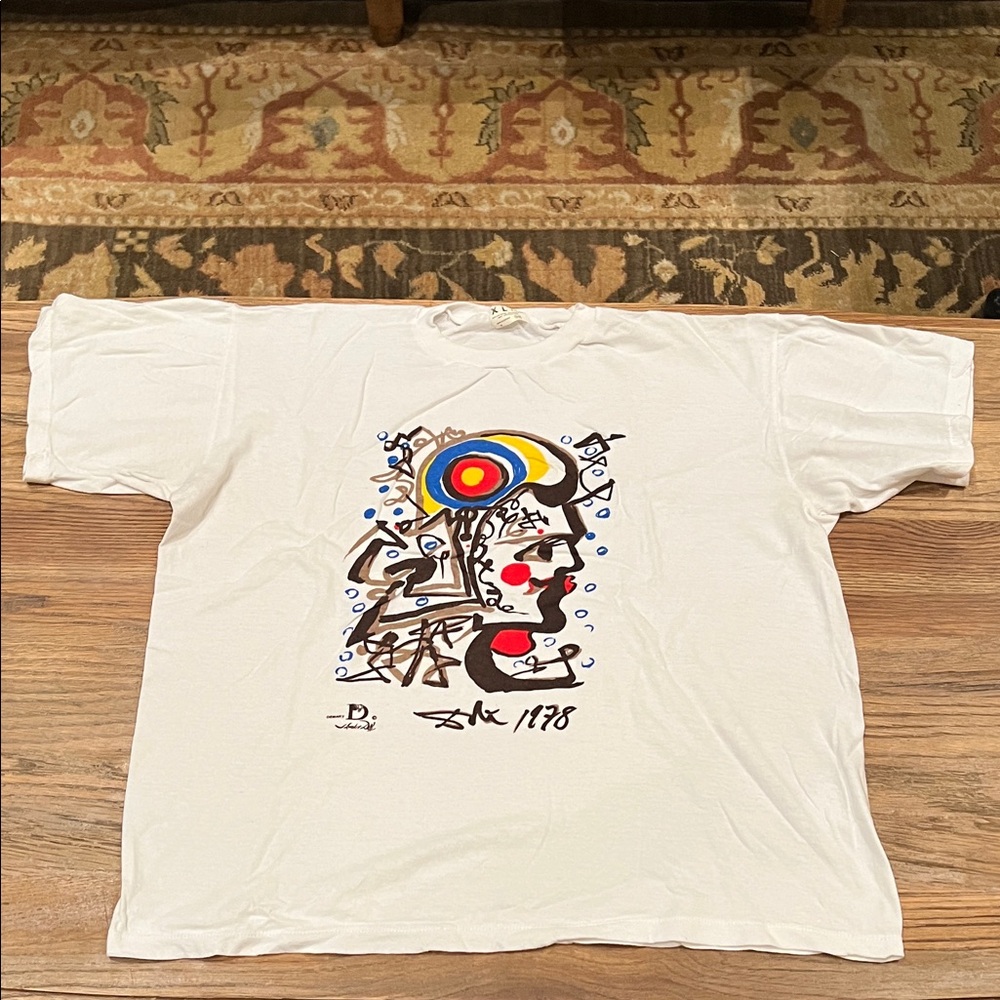 Vintage 90’ Salvador Dali Abstract Mens T Shirt